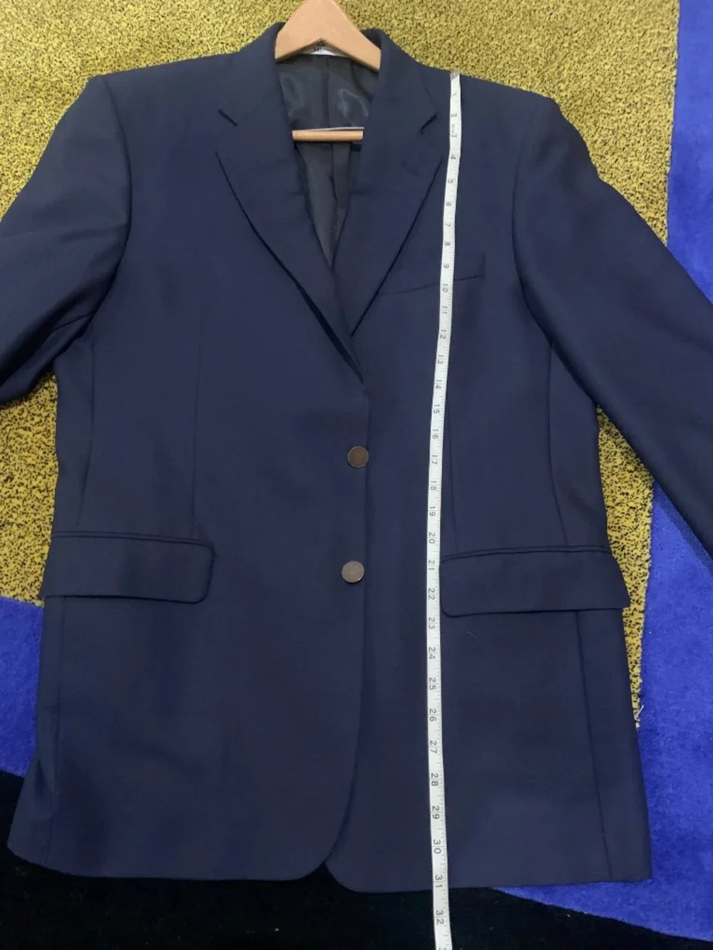 Share Hickey-Freeman Perlis Navy Blazer 42R Pre-Owned